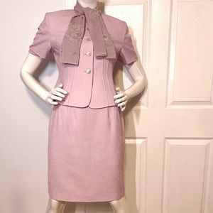 [Kasper] Lilac Suit w/ Scarf